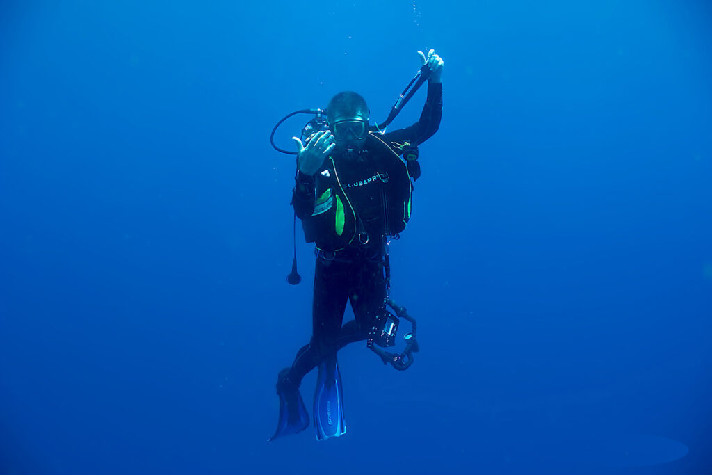 Dit is omdat duikinstructeurs de verantwoordelijkheid dragen voor het welzijn van cursisten.
